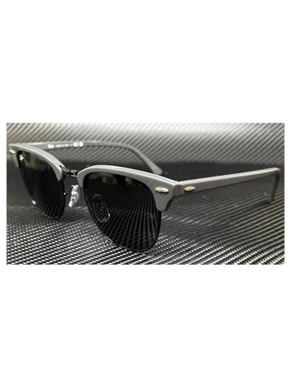New Ray-Ban Men Grey Dark Sunglasses 49-21-140